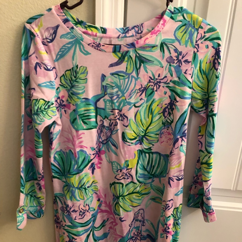 Lilly Pulitzer Mermaid in the Shade Linden Dress
